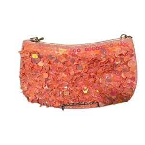 Special Occasions by Saugus Shoe Pink Clutch with Sparkling Embellishments